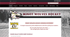 Desktop Screenshot of minothockey.com